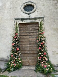 allestimento floreale per matrimonio a Monteforte d'Alpone